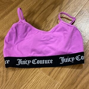 Juicy Couture Dark Pink  Sports Bra (Size Medium)